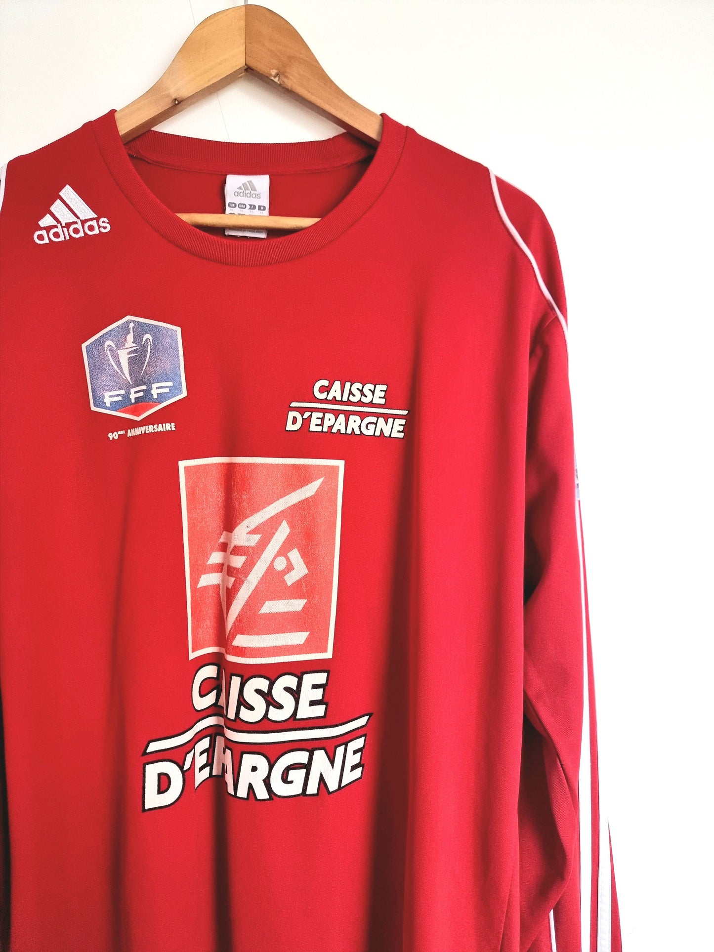 Adidas Coupe De France 07/08 Player Issue Long Sleeve Shirt XL