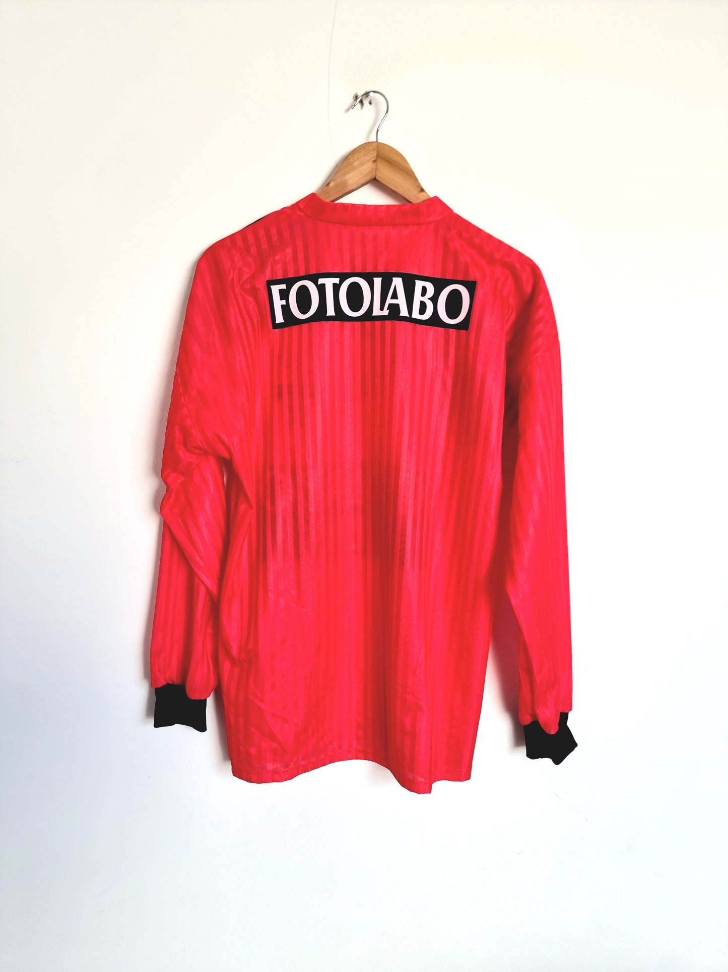 Reebok Neuchatel Xamax 93/94 Long Sleeve Home Shirt Medium