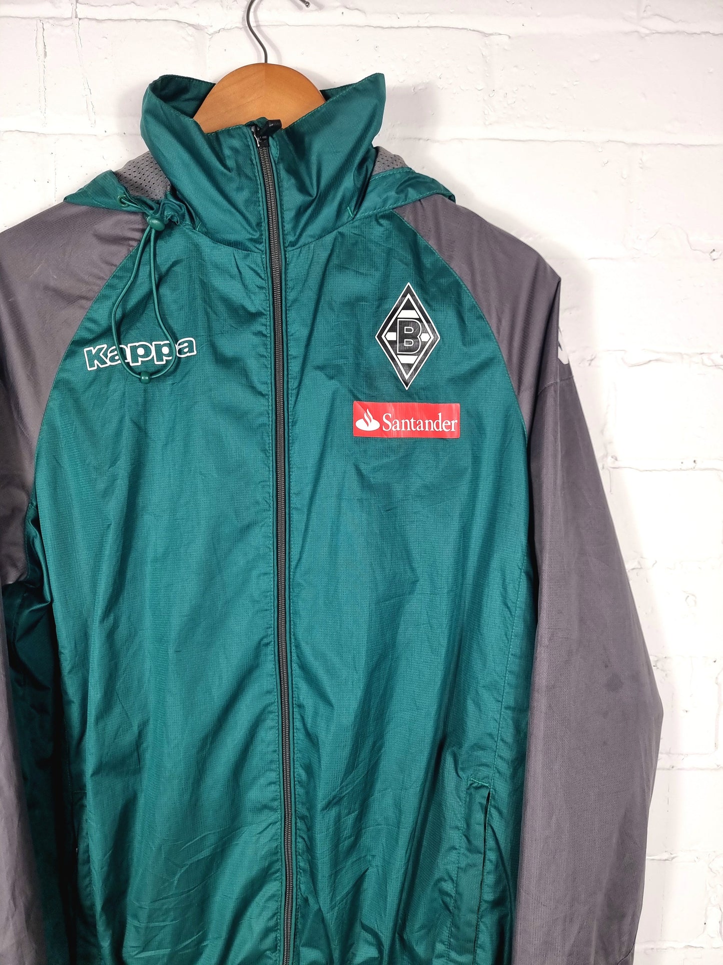 Kappa Borussia Monchengladbach 13/14 Hooded Rain Jacket Small