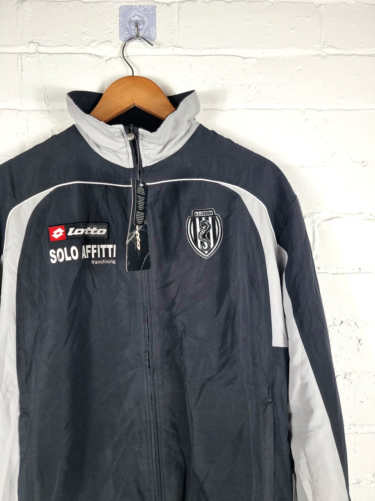 Lotto Deadstock A.C. Cesena 05/06 Track Jacket Small