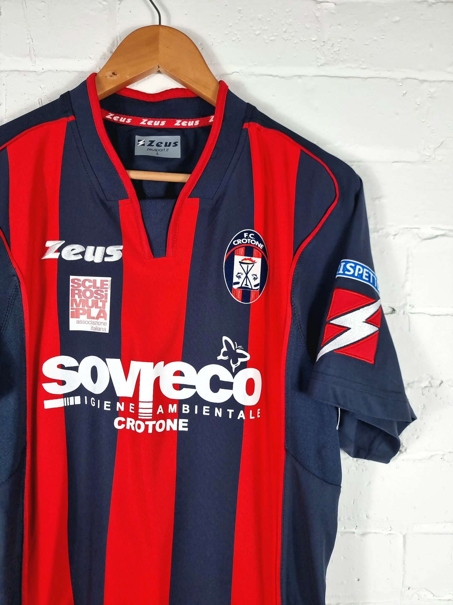 Zeus FC Crotone 2012/13 'Matute 26' Match Issue Home Shirt Large