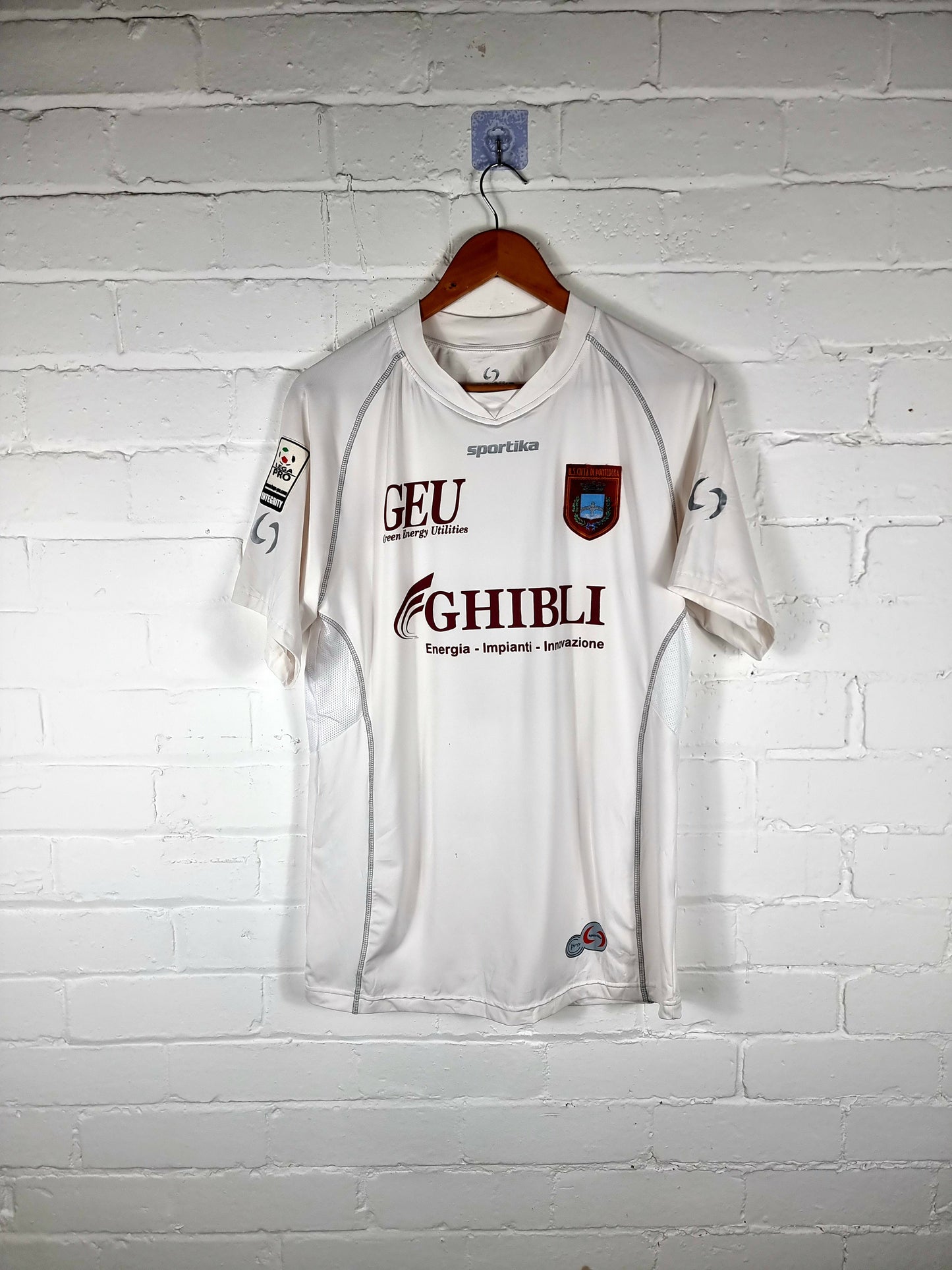 Sportika U.S Citta Di Pontedera 2013/14 Match Issue Away Shirt Large