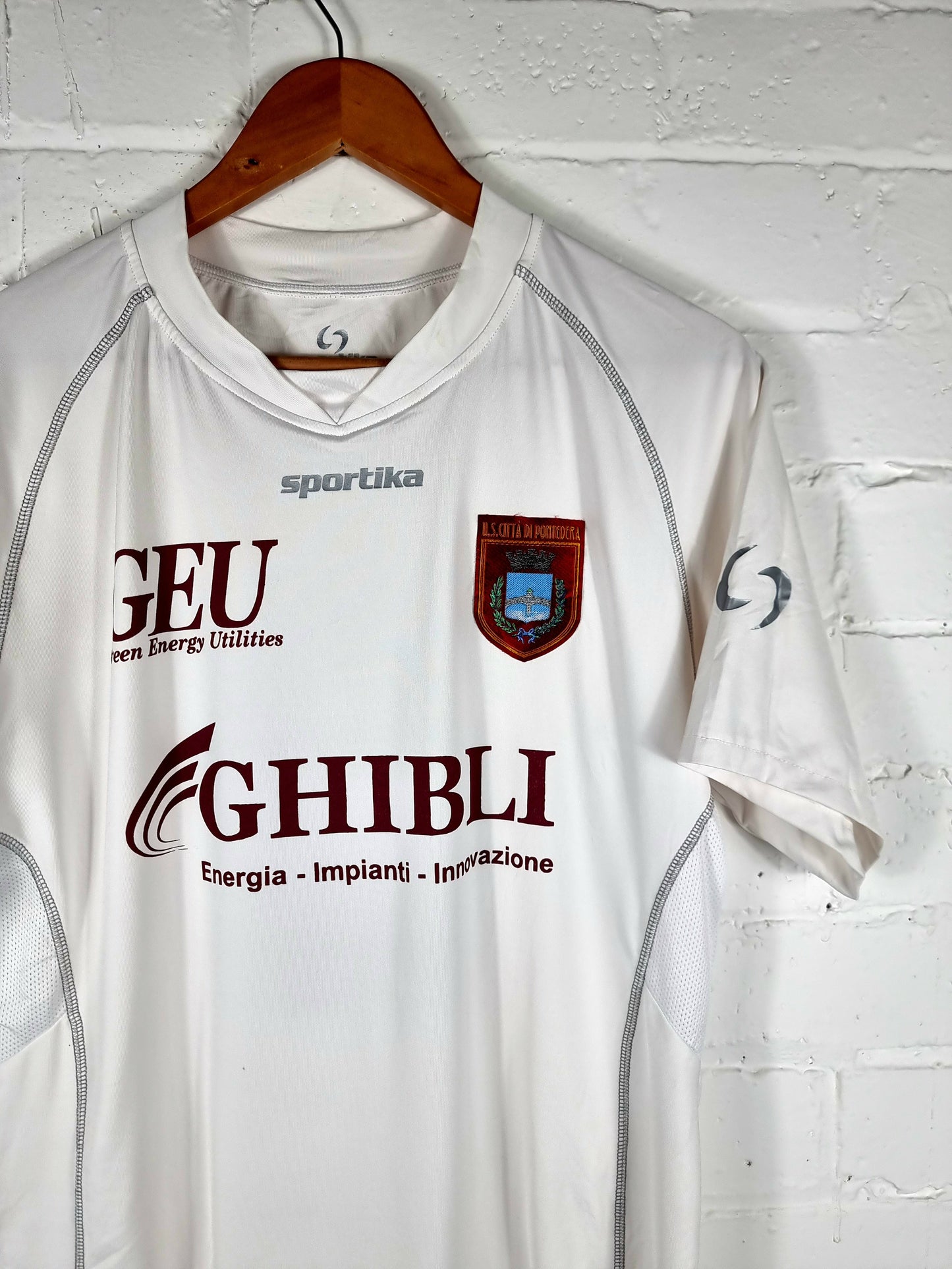 Sportika U.S Citta Di Pontedera 2013/14 Match Issue Away Shirt Large