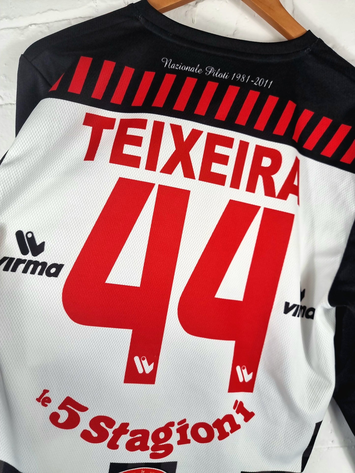 Virma Nazionale Piloti F1 Drivers 2011 'Texeira 44' Match Issue World Stars Charity Monaco Grand Prix Shirt XL