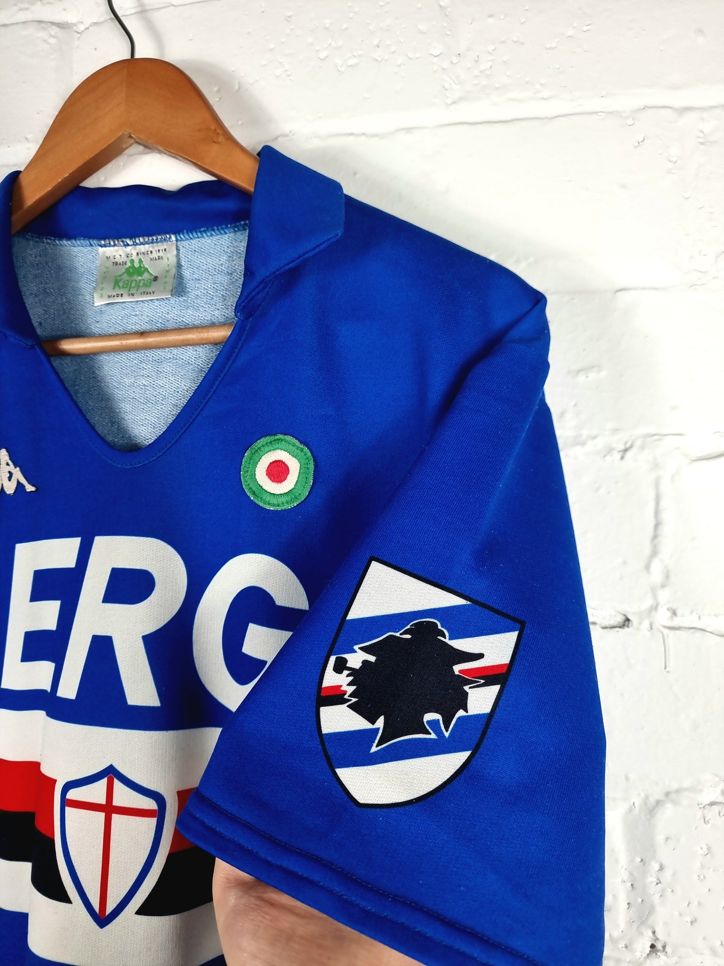 Kappa Sampdoria 1989/90 Player Issue Home Shirt XL