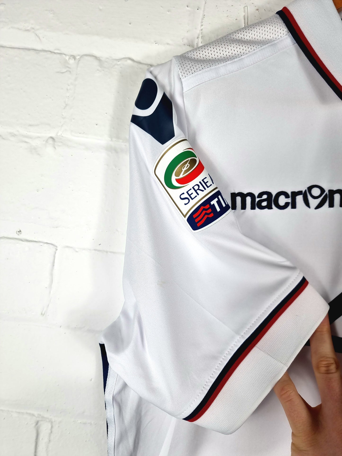 Macron Bologna 2015/16 'Brighi 33' Match Issue Away Shirt Large