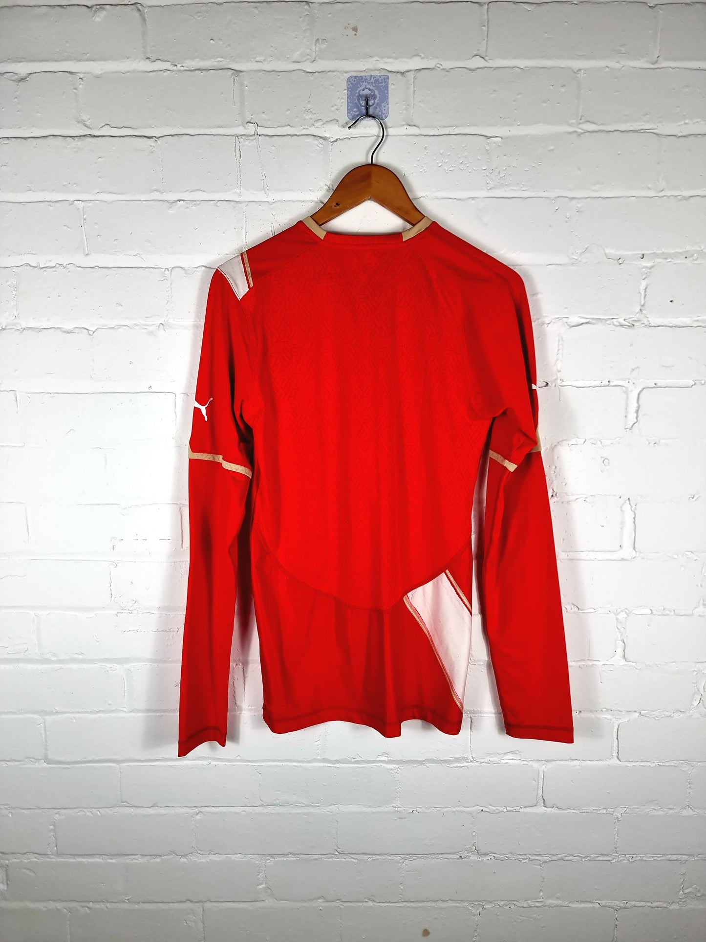 Puma Tunisia 2010/11 Long Sleeve Player Spec Away Shirt Large
