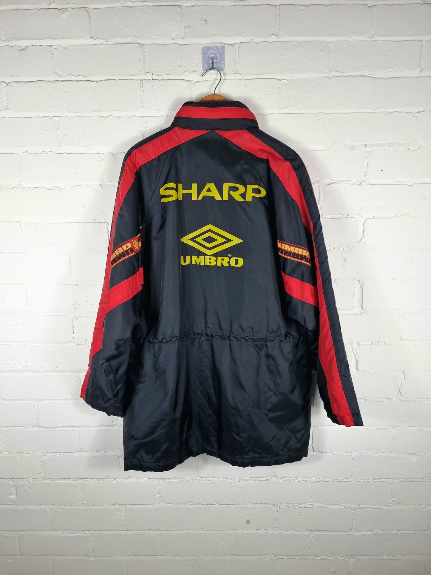Umbro Manchester United 1996/97 Bench Coat Large