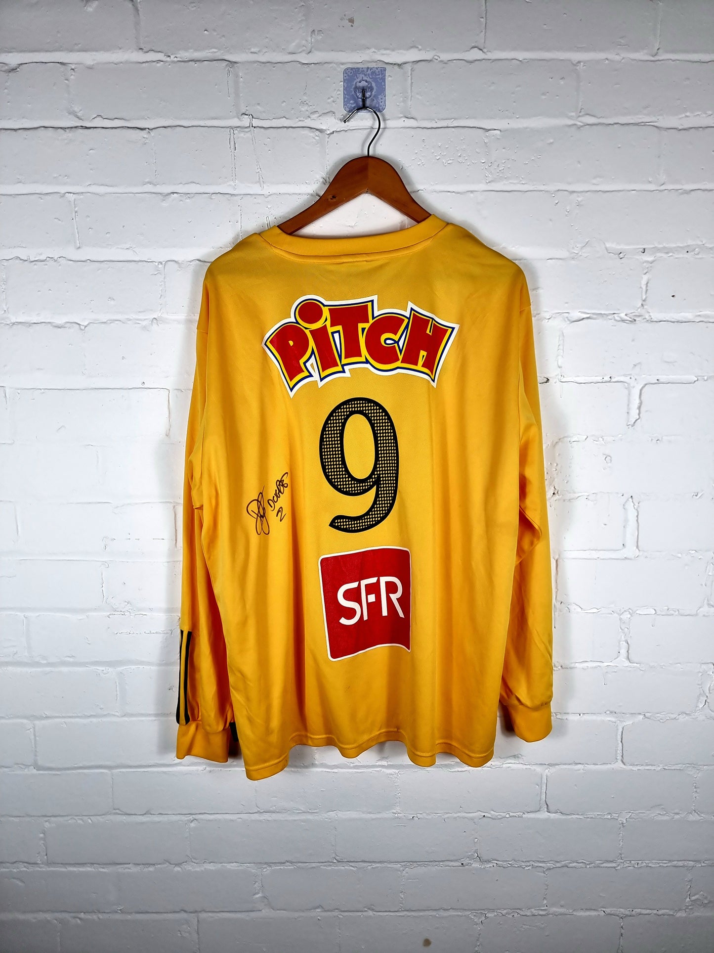 Adidas Coupe De France 2005/06 Player Issue Signed Long Sleeve Shirt XL