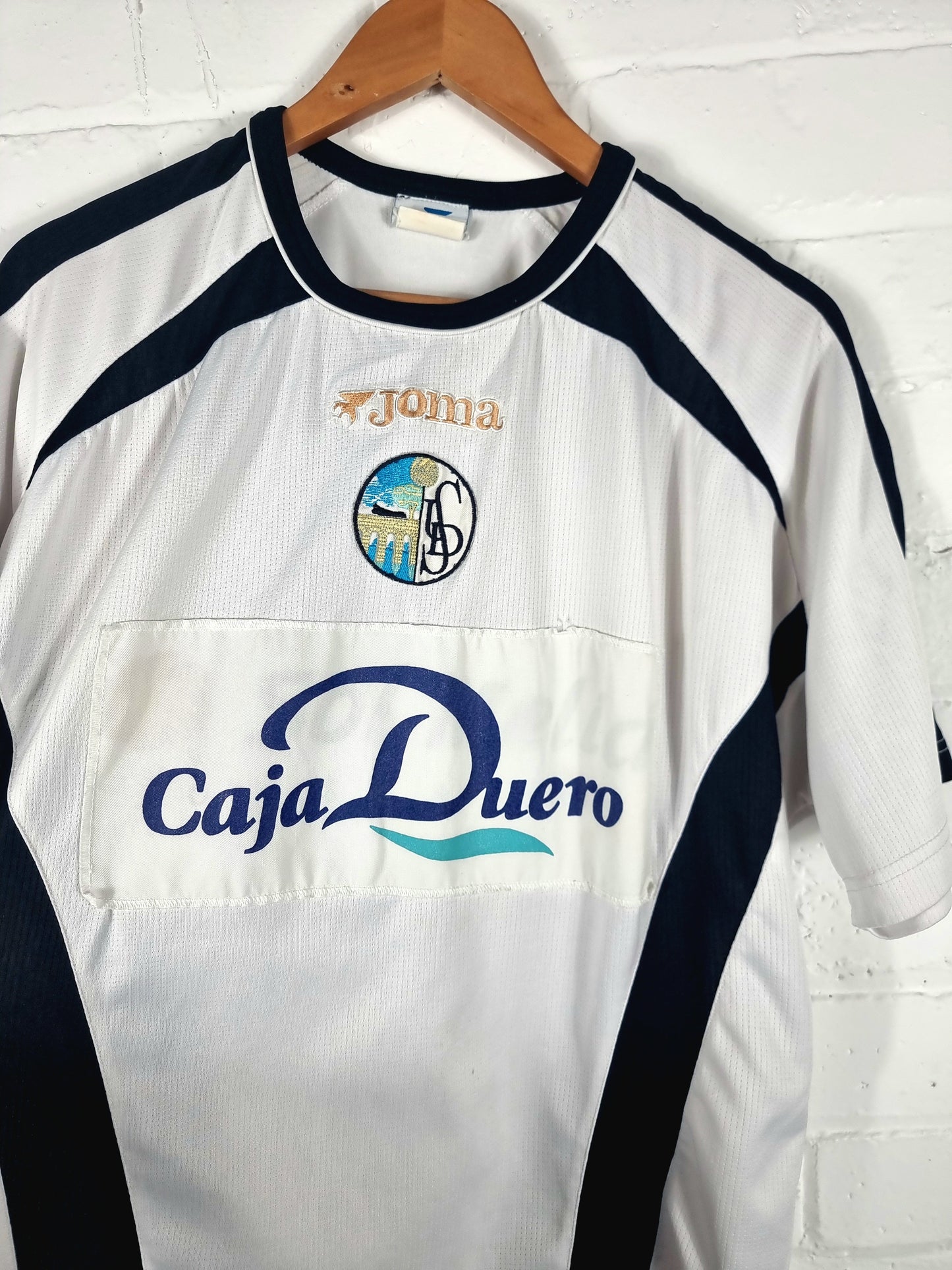 Joma UD Salamanca 2003/04 'Raul Ganan 17' Match Issue Home Shirt XL