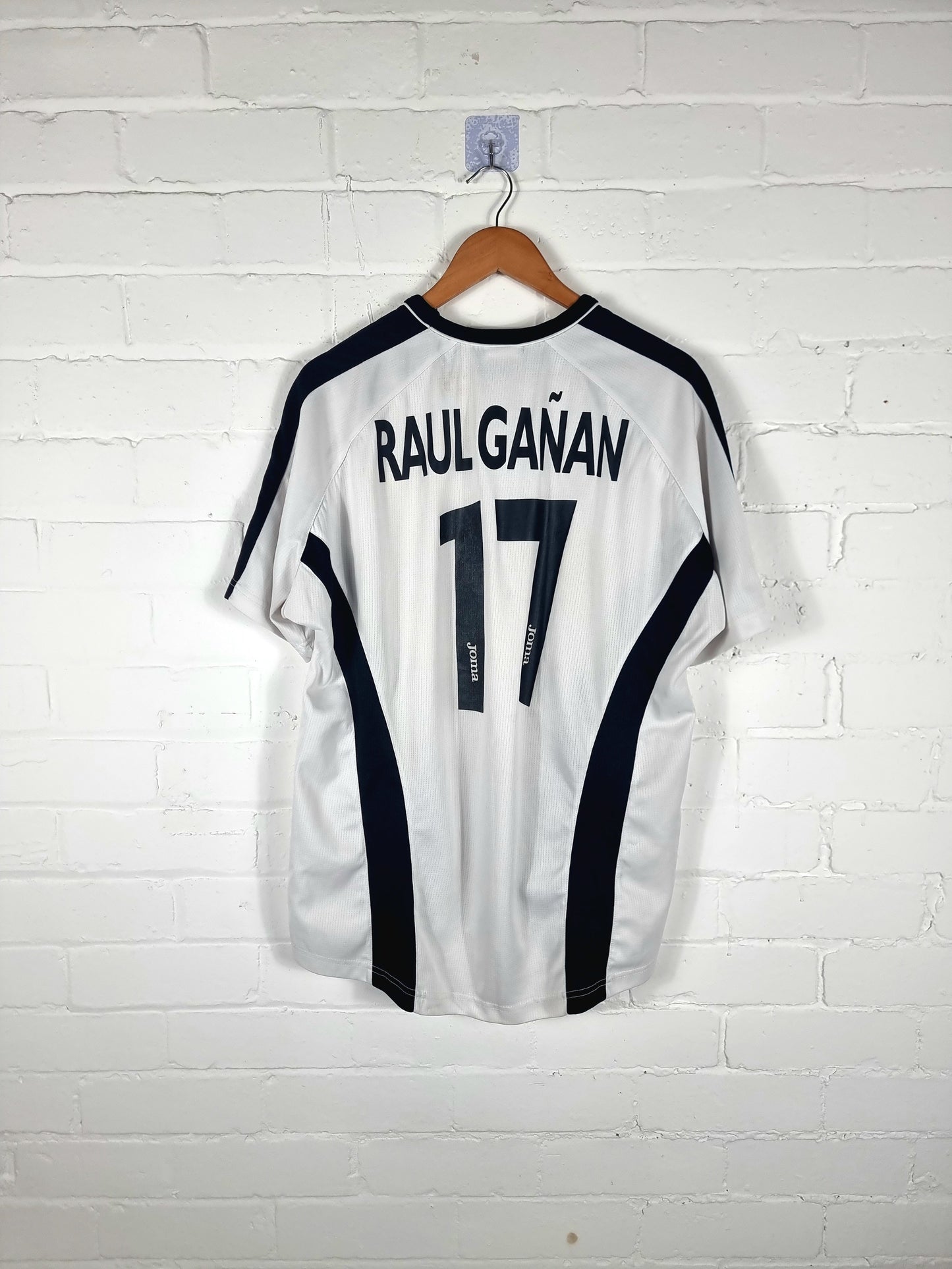 Joma UD Salamanca 2003/04 'Raul Ganan 17' Match Issue Home Shirt XL
