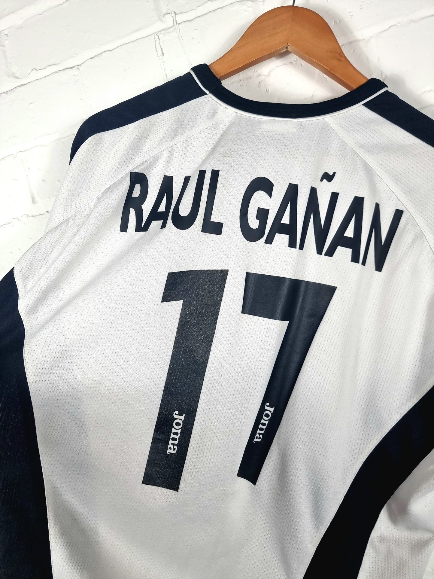 Joma UD Salamanca 2003/04 'Raul Ganan 17' Match Issue Home Shirt XL
