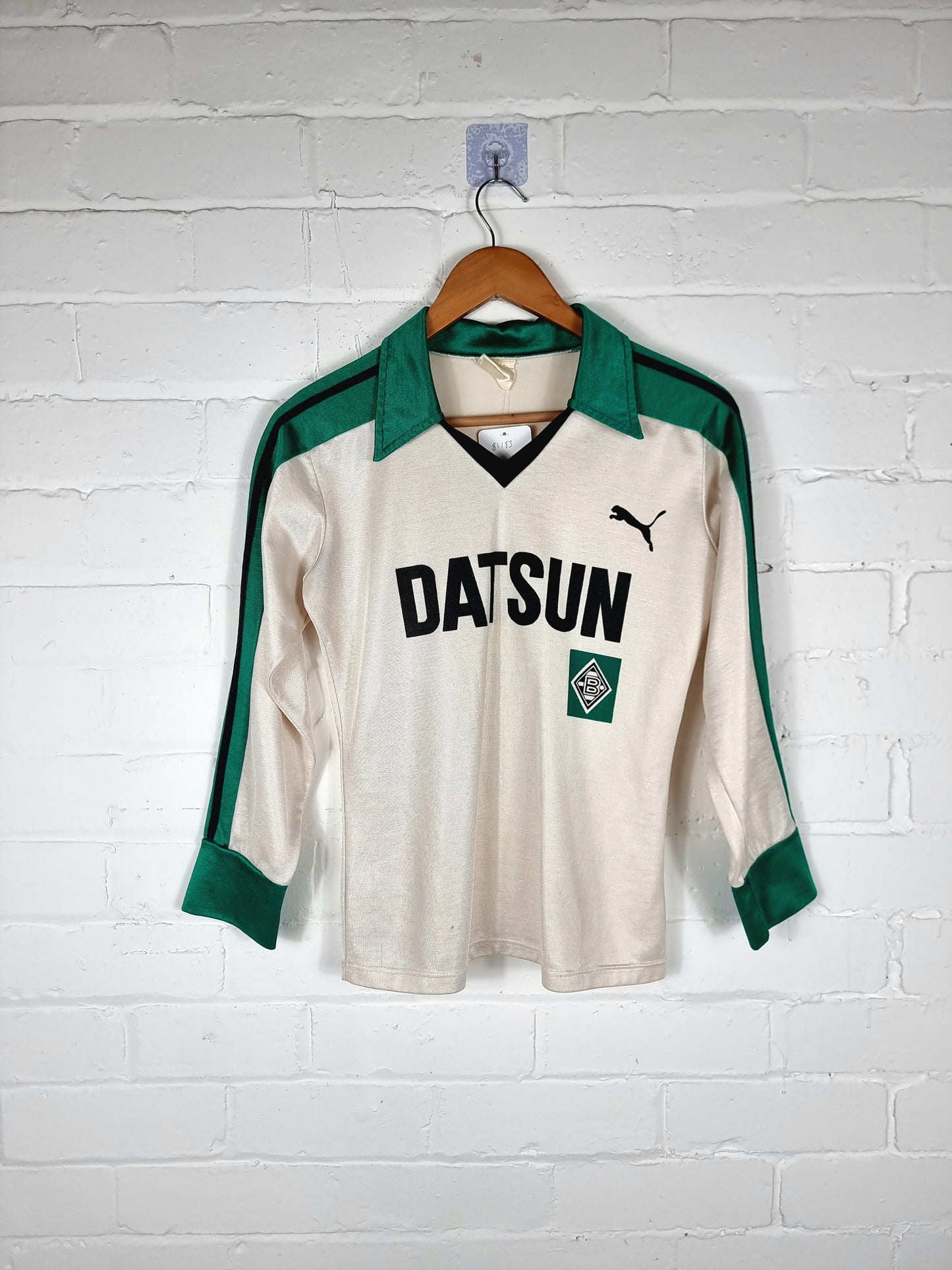 Puma Borussia Monchengladbach 1981/83 Long Sleeve Home Shirt Small