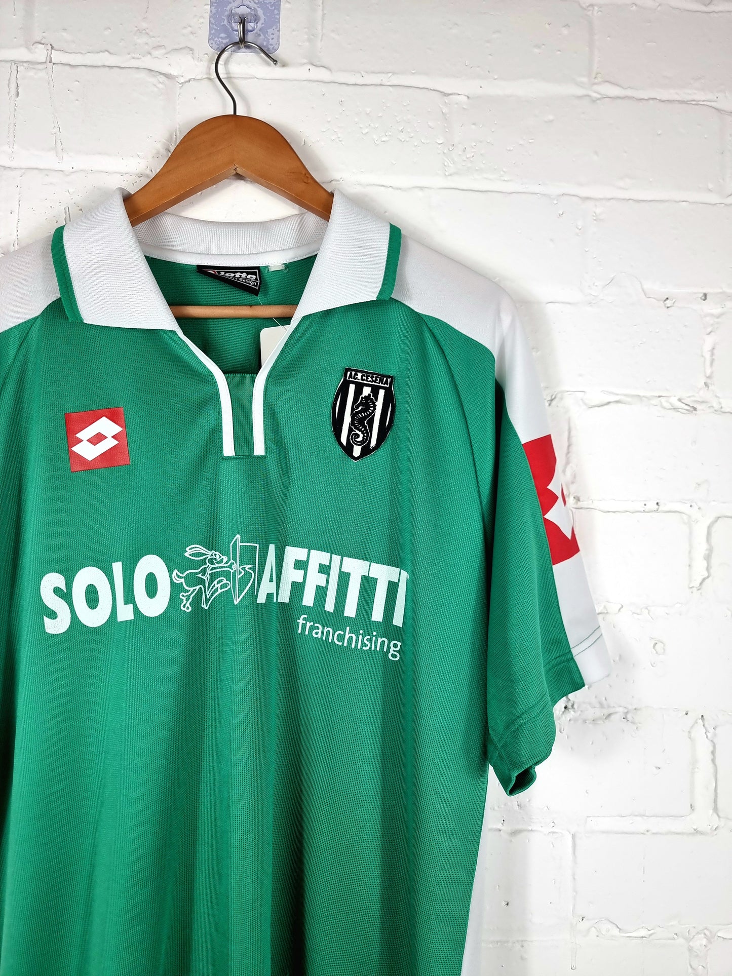 Lotto A.C. Cesena 2004/05 'Groppi 3' Match Issue Away Shirt XL