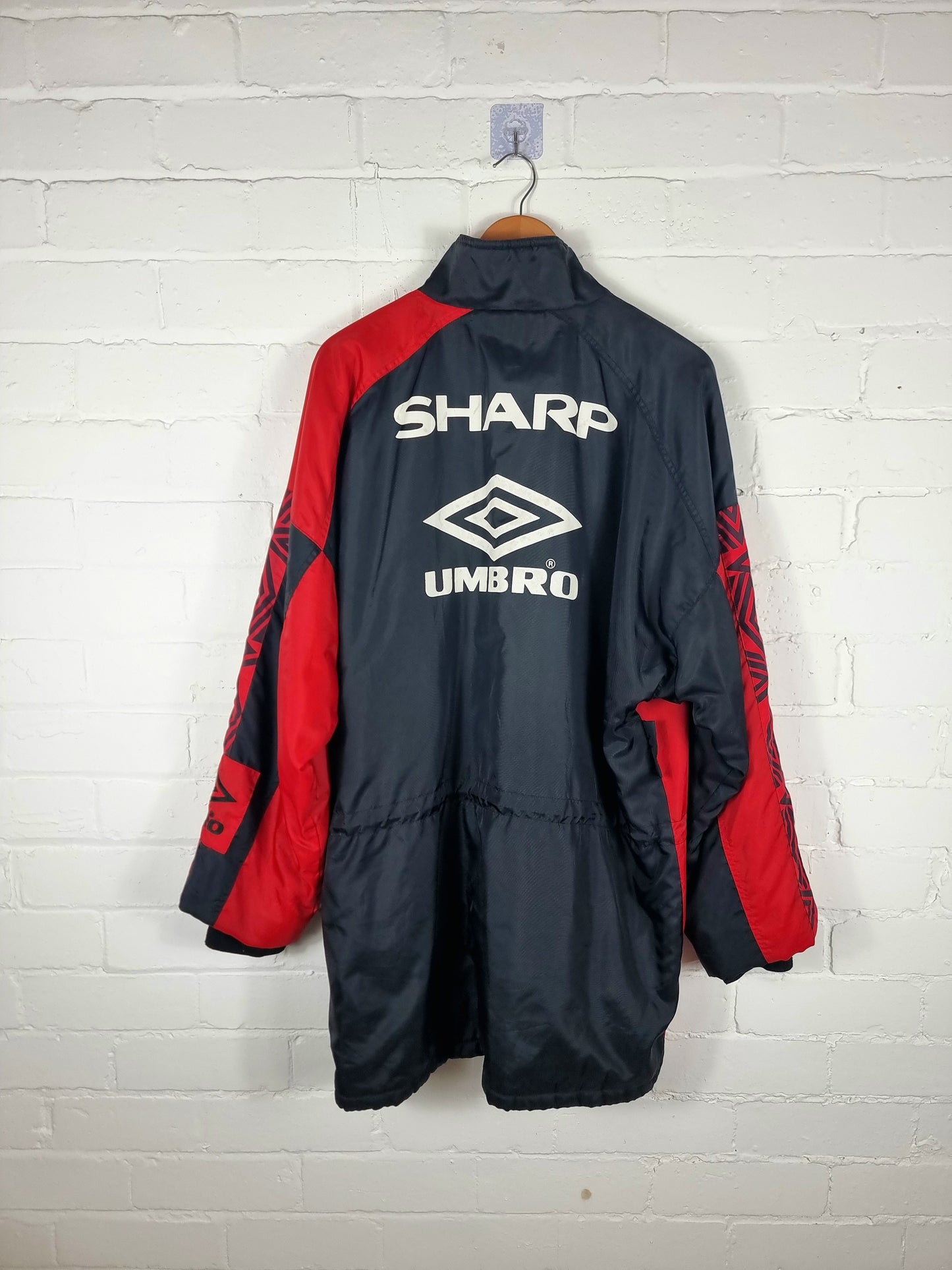 Umbro Manchester United 1995/1996 Bench Coat XL