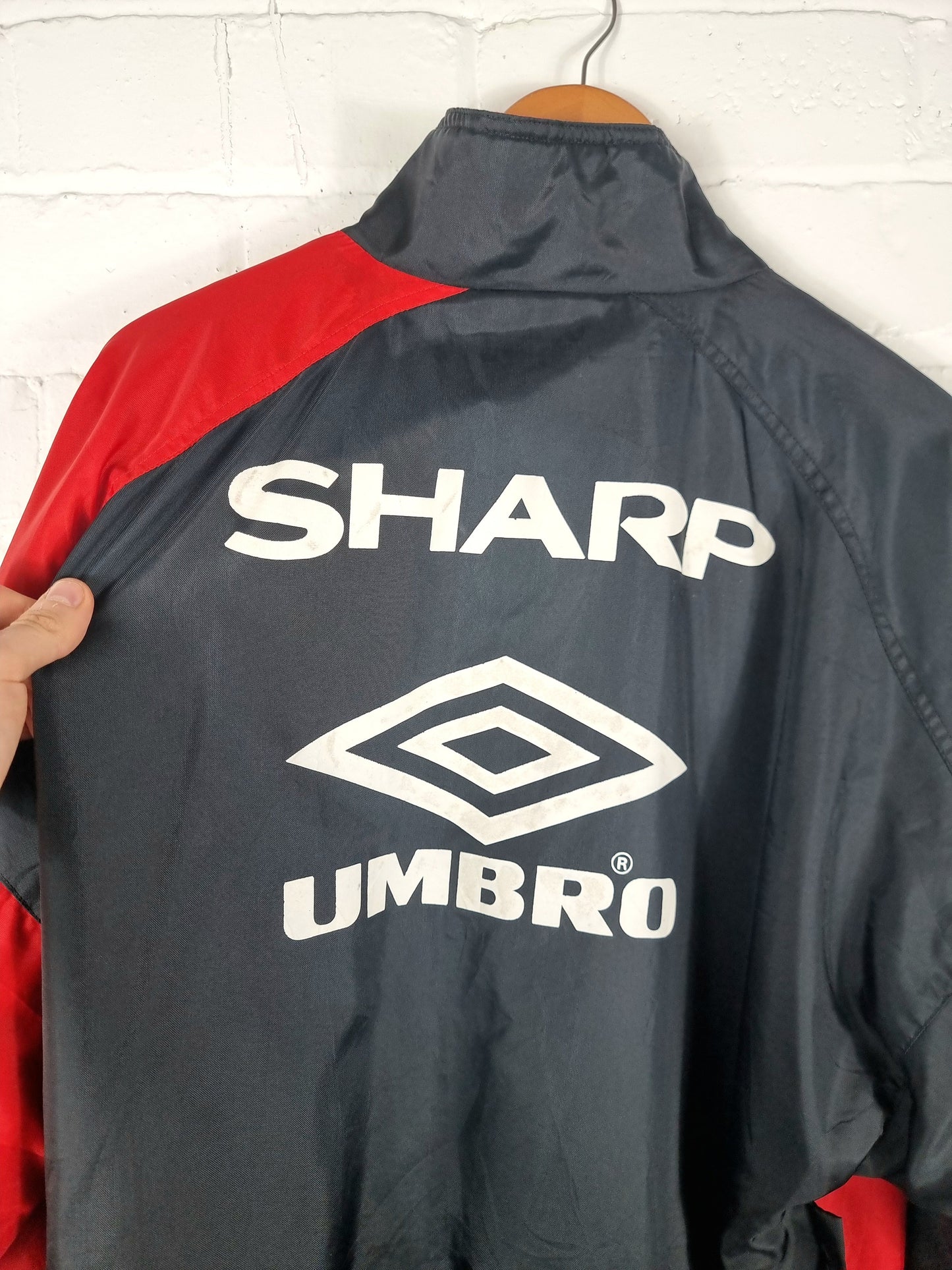 Umbro Manchester United 1995/1996 Bench Coat XL