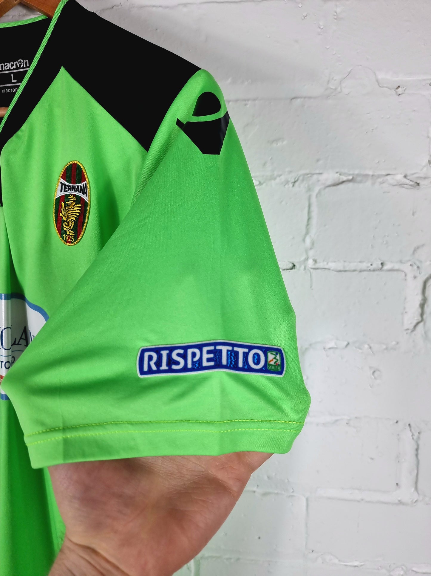 Macron Ternana 2014/15 'Gava 12' Match Issue Goalkeeper Shirt Large