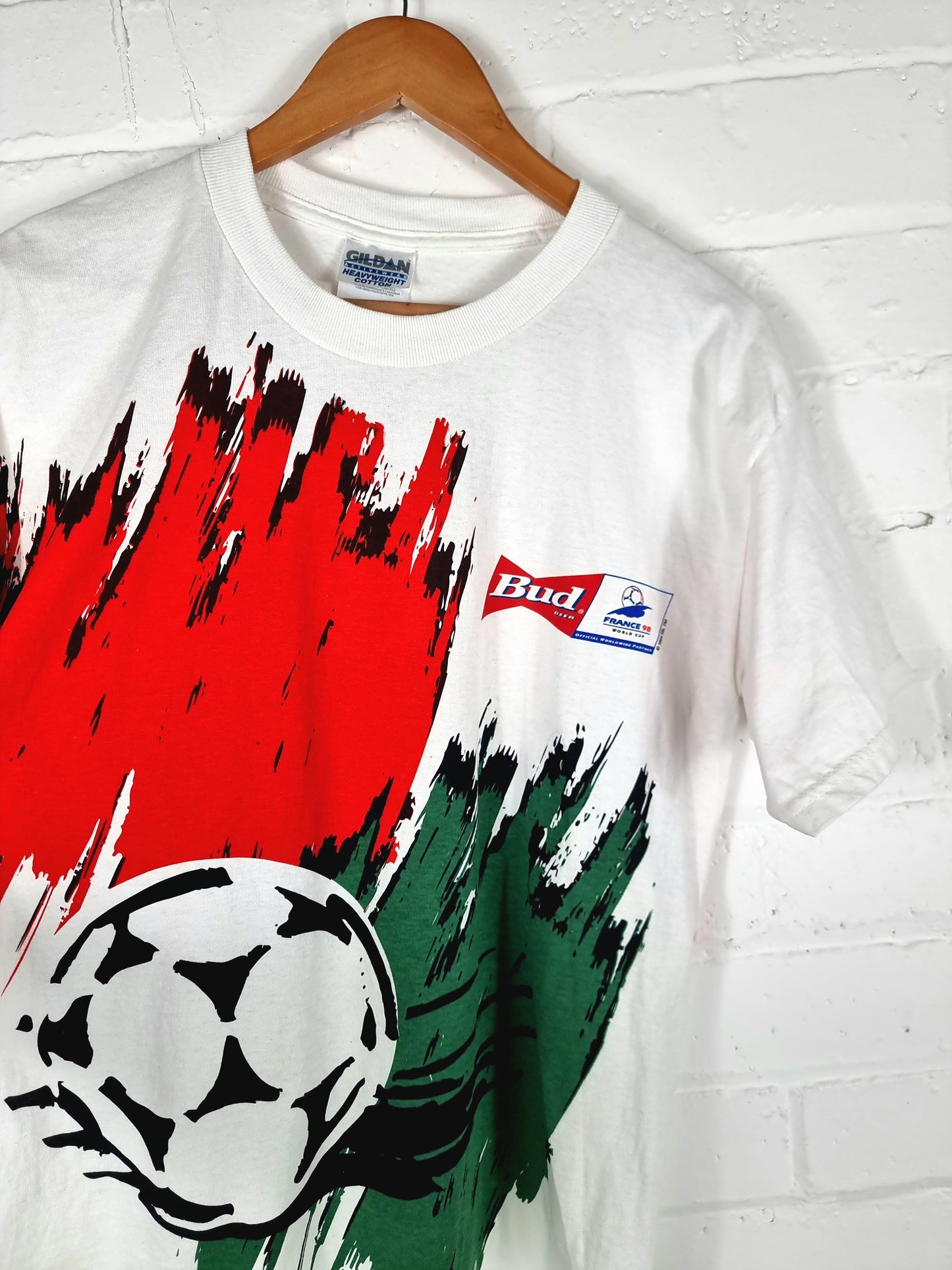 Bud France '98 Promotional Graphic T-Shirt Medium