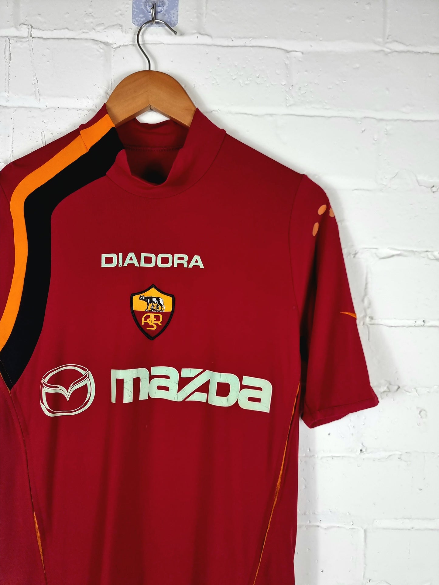 Diadora Ltd Edition Roma 2004/05 'Cassano 18' Home Shirt Medium