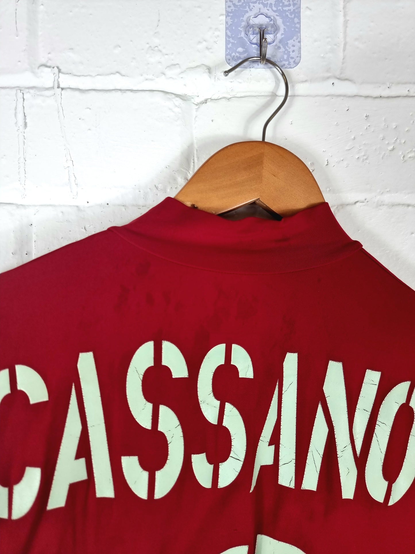 Diadora Ltd Edition Roma 2004/05 'Cassano 18' Home Shirt Medium
