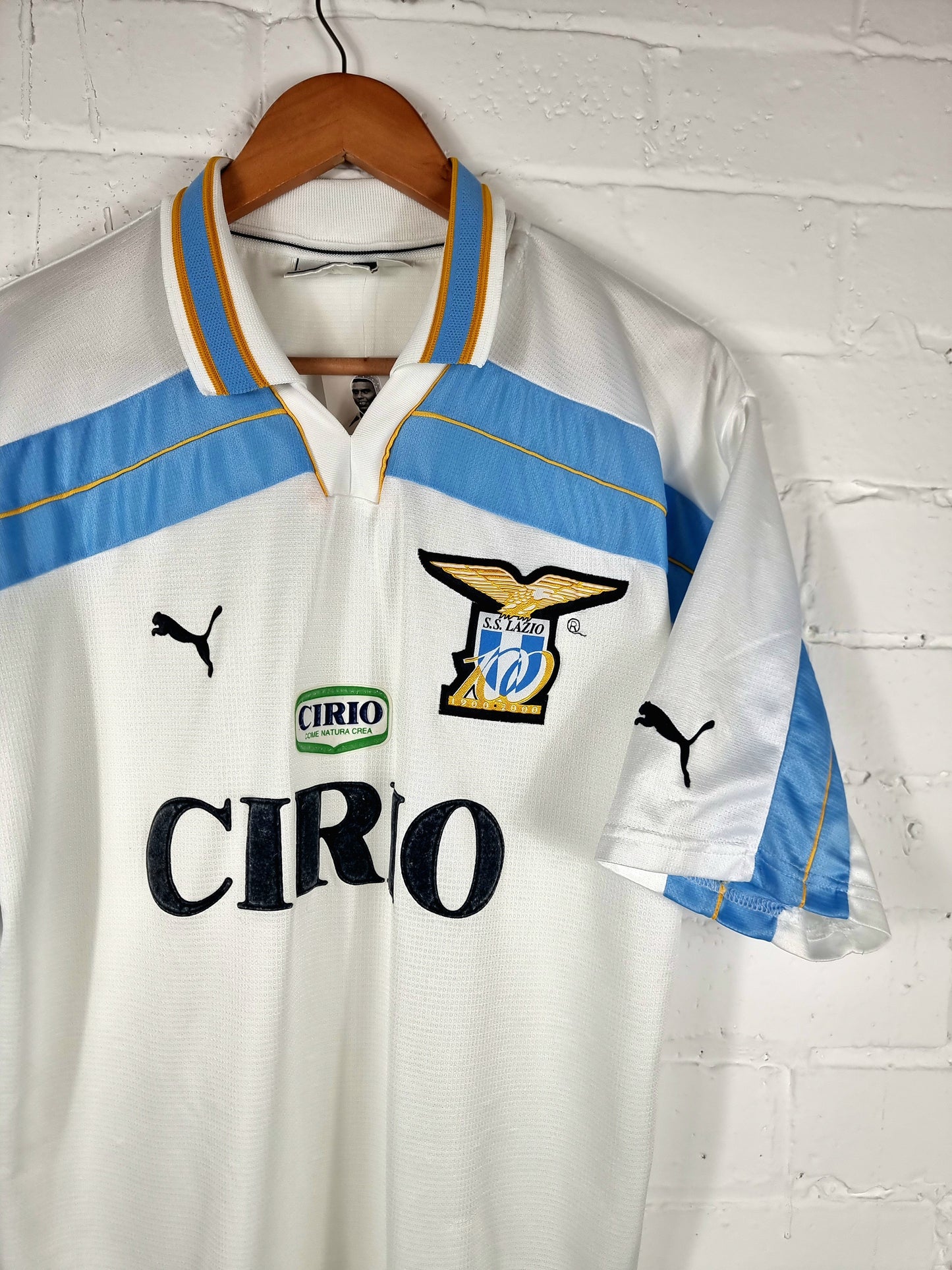 Puma Lazio 1999/00 Centenary Home Shirt XL