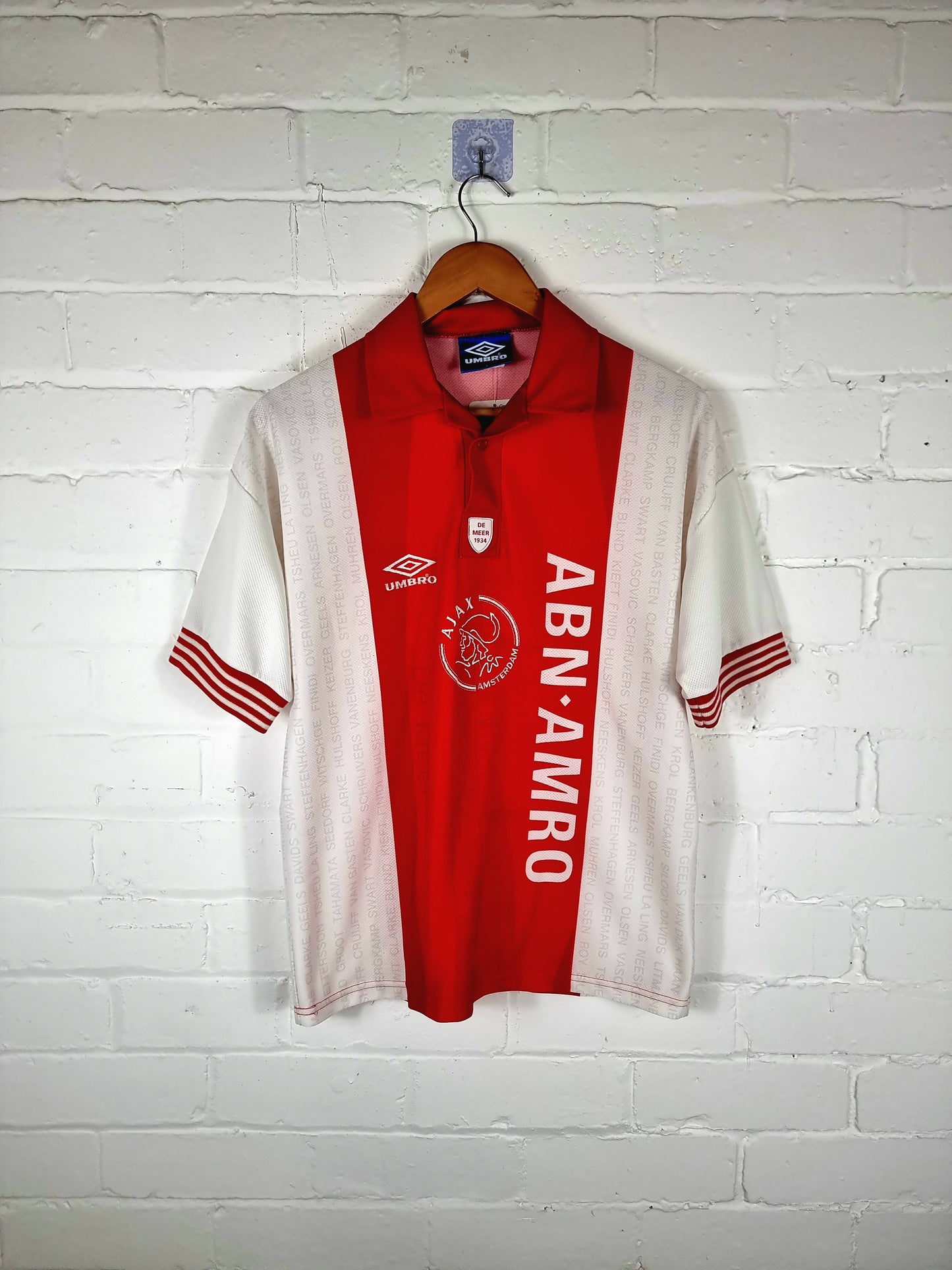 Umbro Ajax 1995/96 De Meer Stadion Special Home Shirt Small