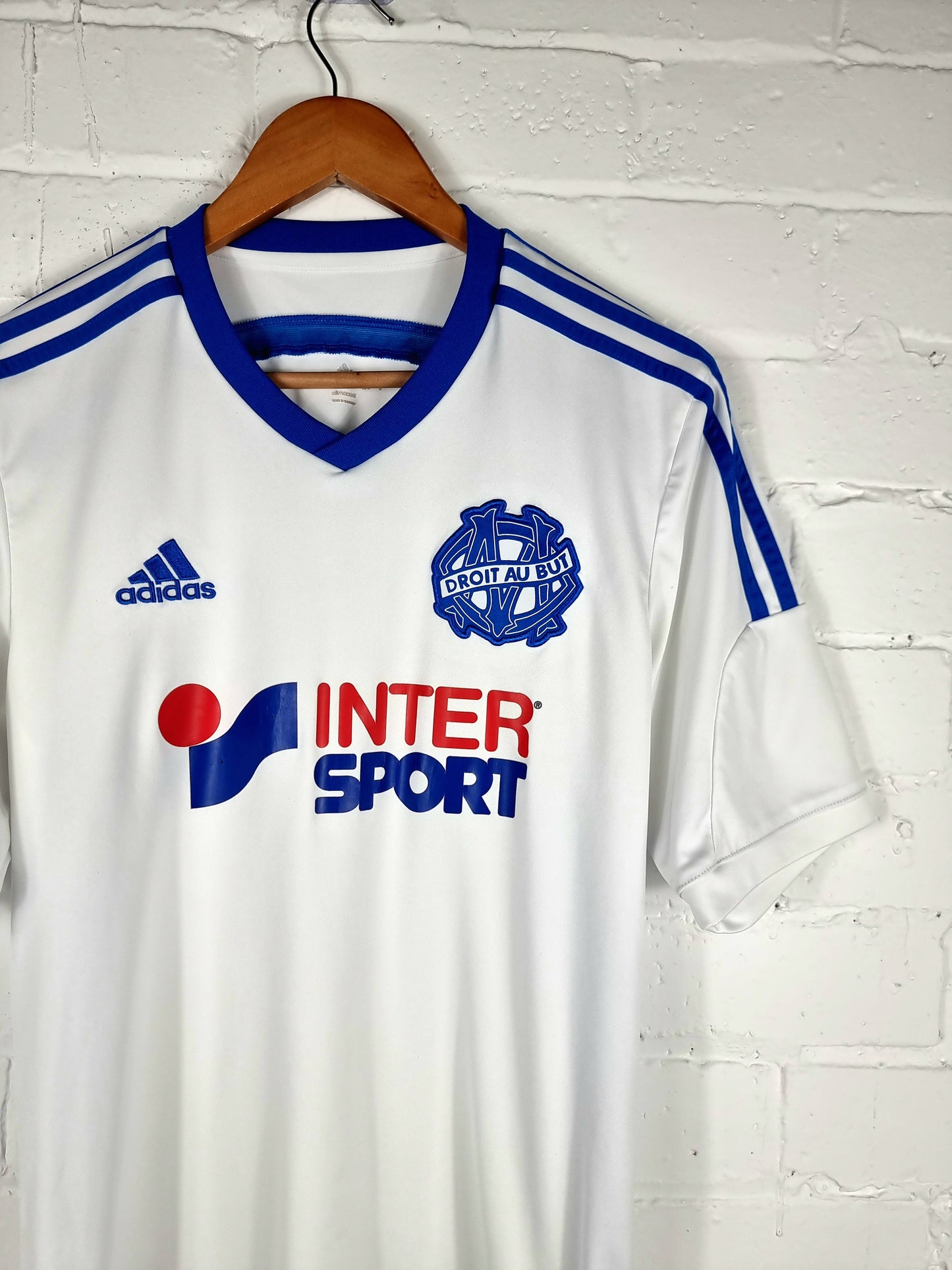 Adidas Marseille 2014/15 Home Shirt Medium