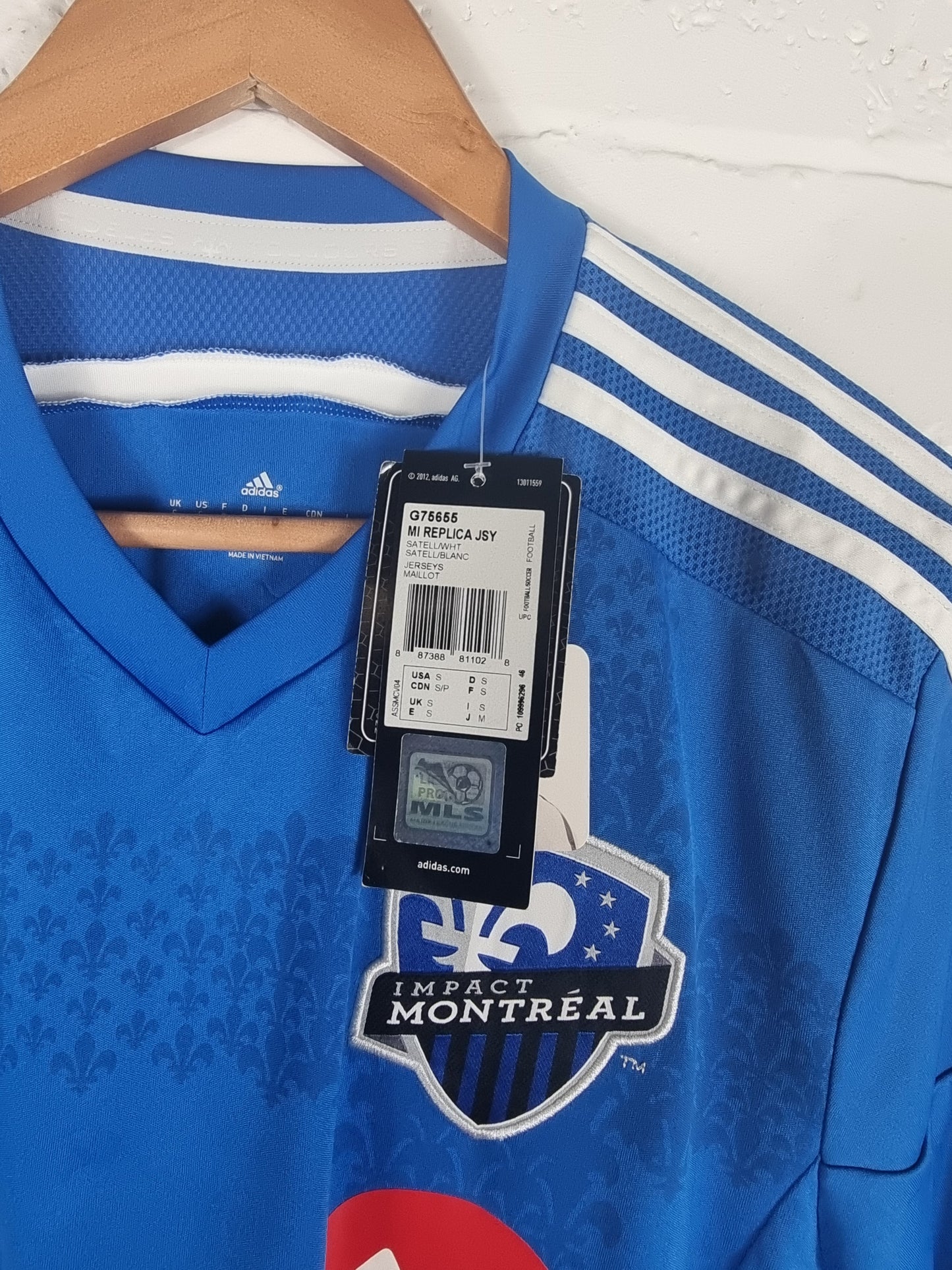 Adidas Montreal Impact 2015 BNWT Home Shirt Small
