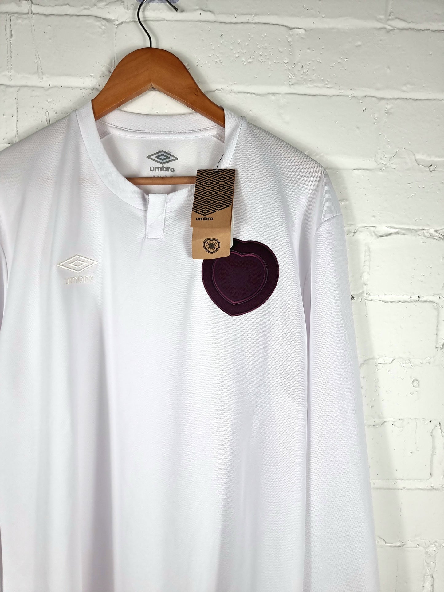Umbro Hearts 2023/24 BNWT Long Sleeve 150th Anniversary Third Shirt XXL
