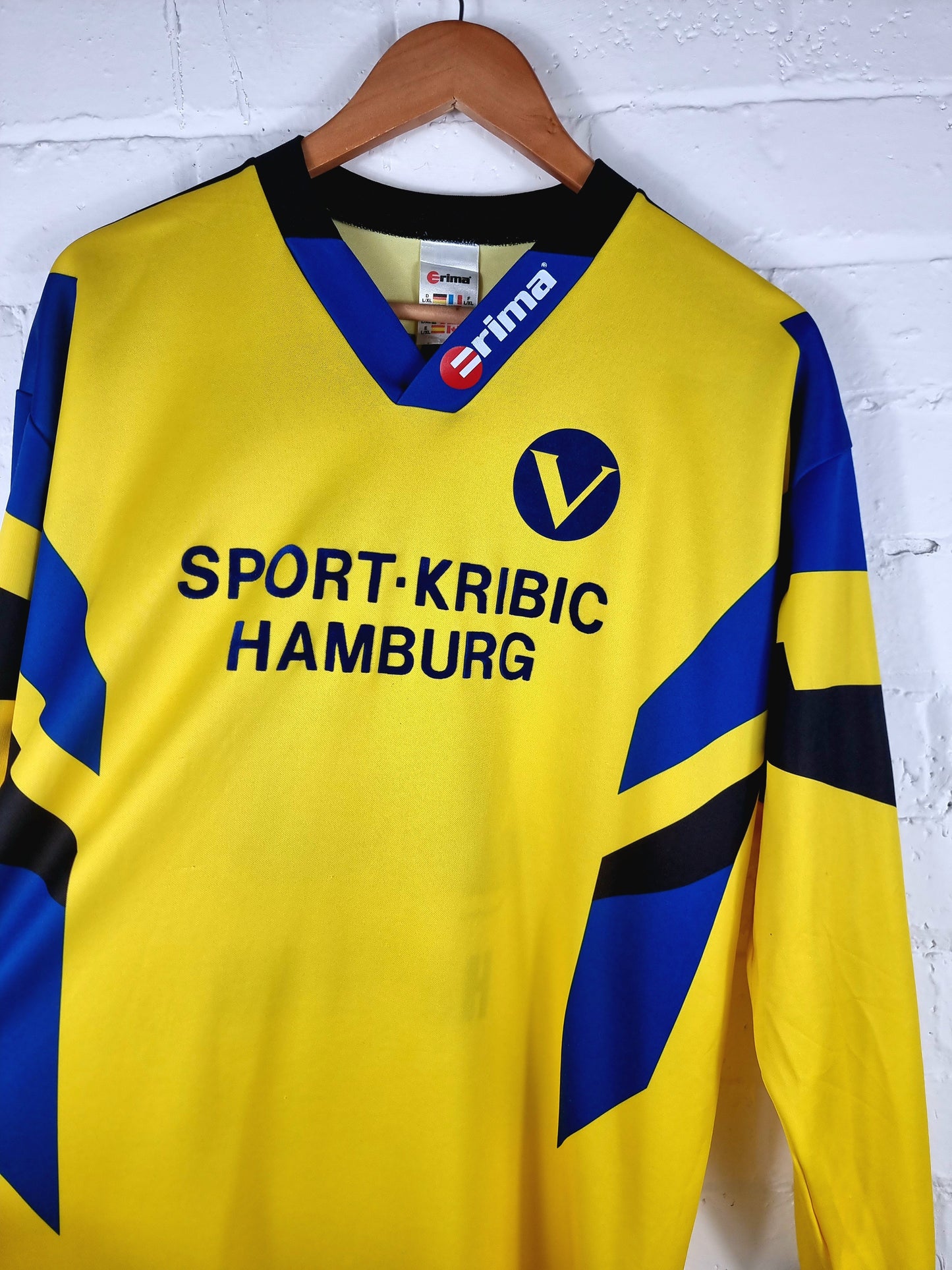 Erima SC Victoria Hamburg 1990s Long Sleeve Home Shirt XL