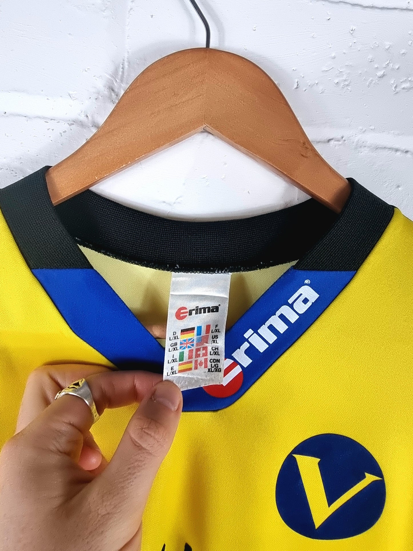 Erima SC Victoria Hamburg 1990s Long Sleeve Home Shirt XL