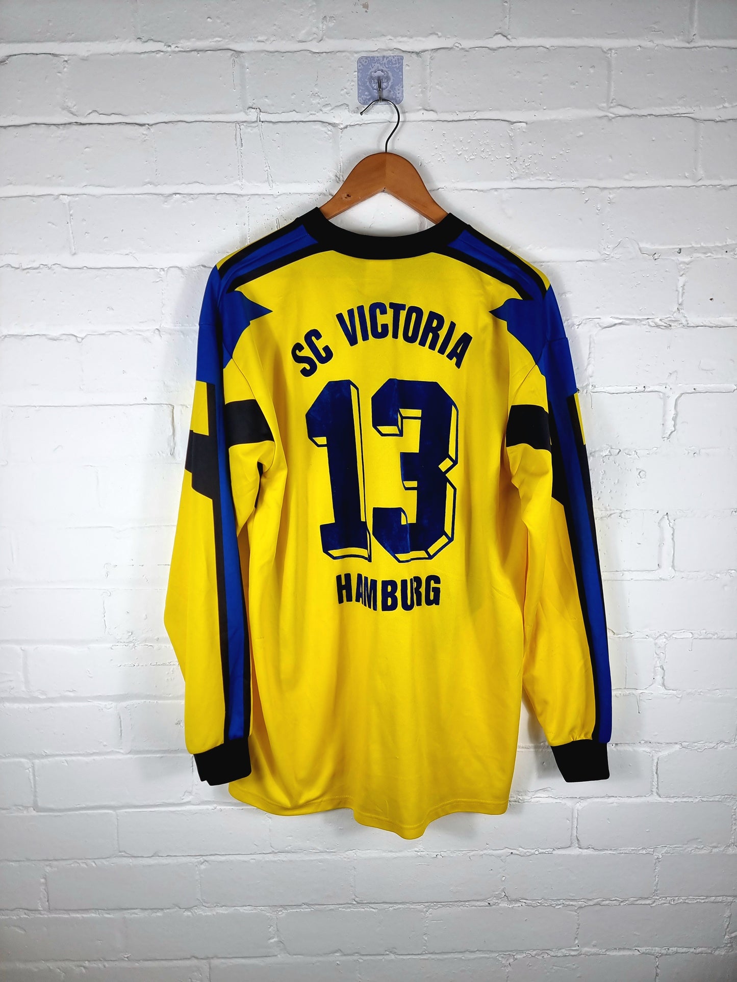 Erima SC Victoria Hamburg 1990s Long Sleeve Home Shirt XL