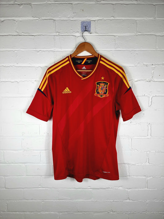 Adidas Spain 2012/13 Home Shirt Medium