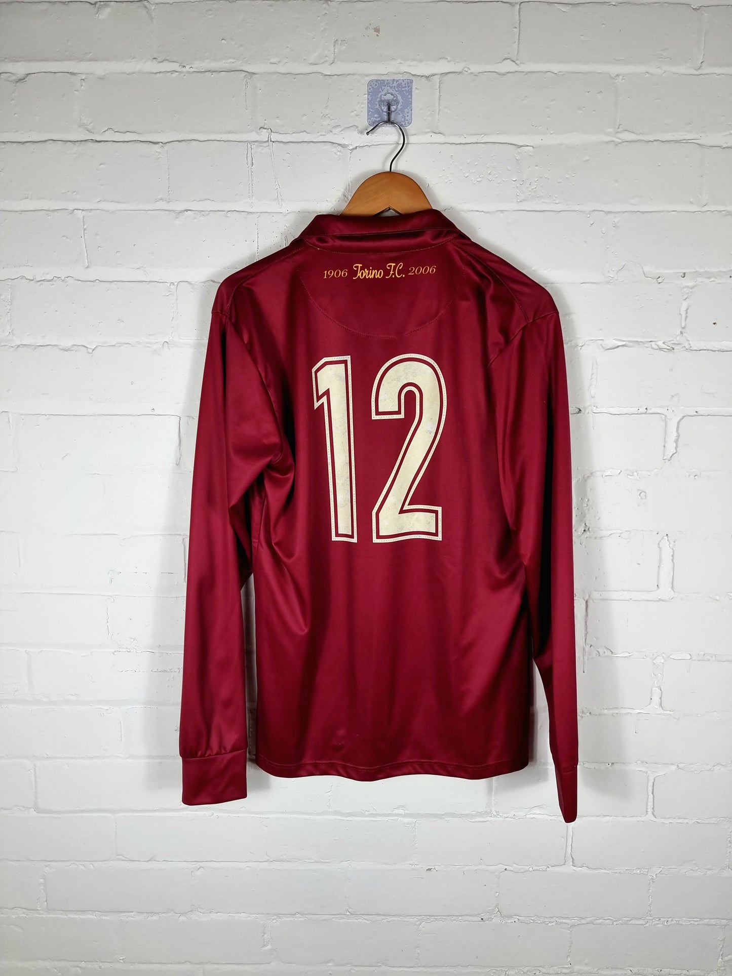 Asics Torino 2006 Long Sleeve Special Anniversary Home Shirt Large