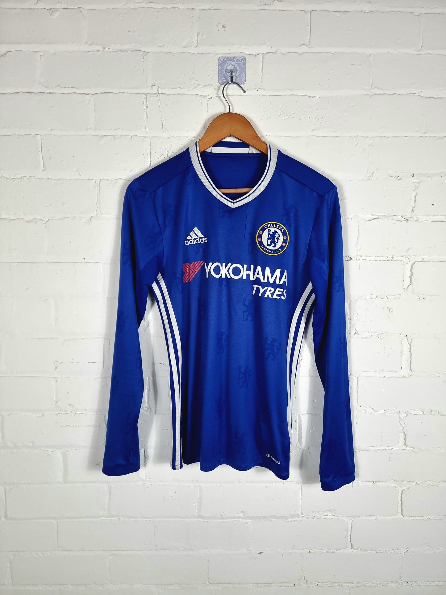 Adidas Chelsea 2016/17 Long Sleeve Home Shirt Small
