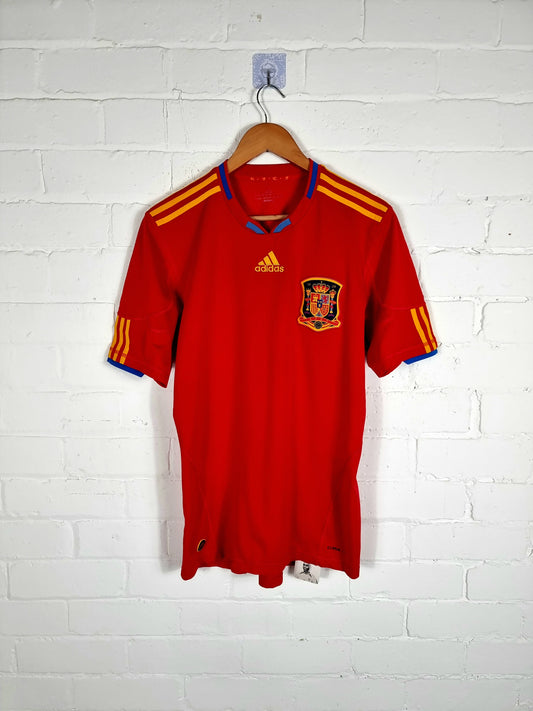 Adidas Spain 2010/11 Home Shirt Medium