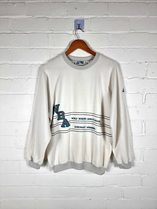 Linea Time 1980s Vintage WBA Boxing Sweater Women's 16