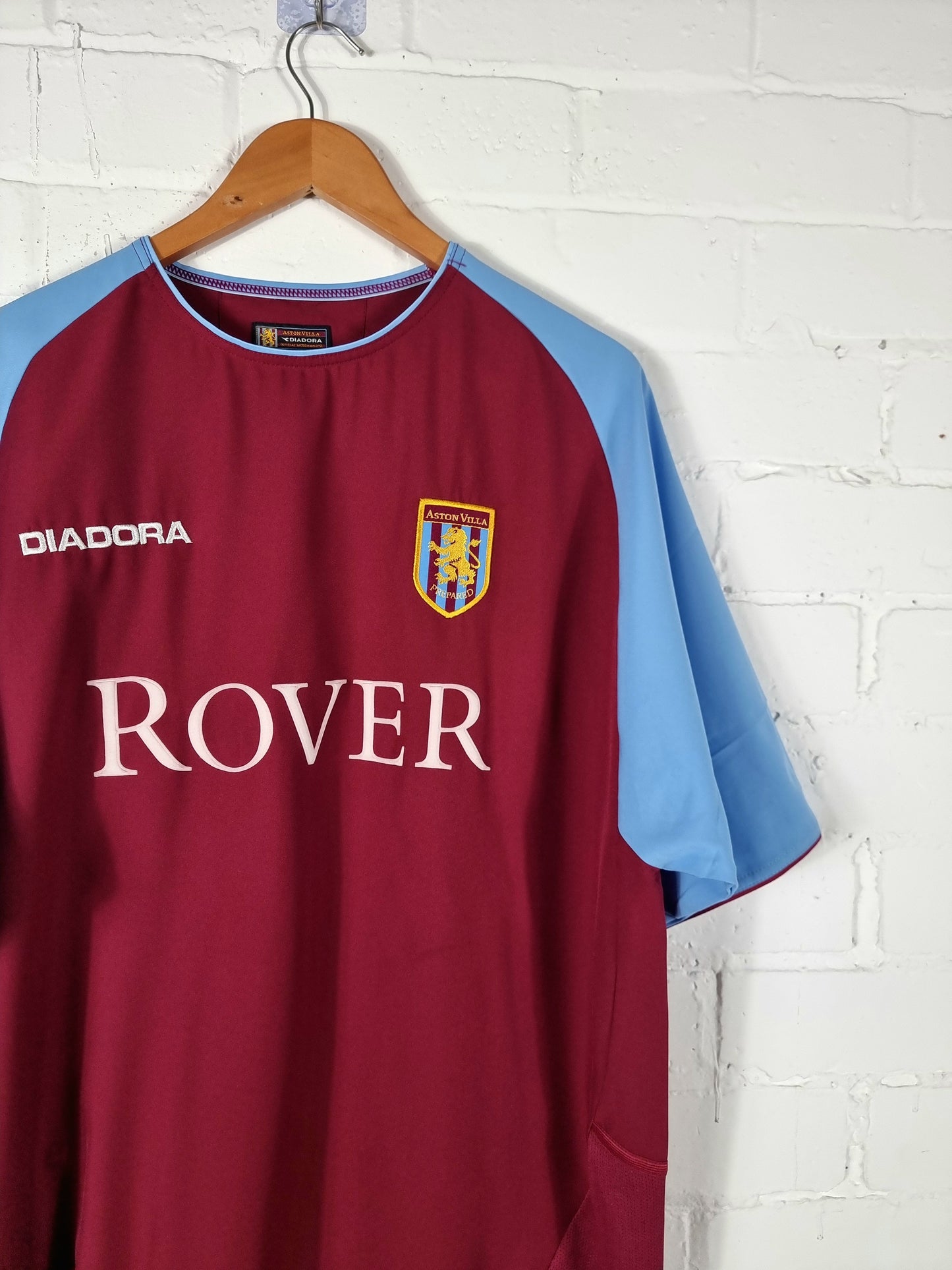 Diadora Aston Villa 2003/04 Home Shirt Large