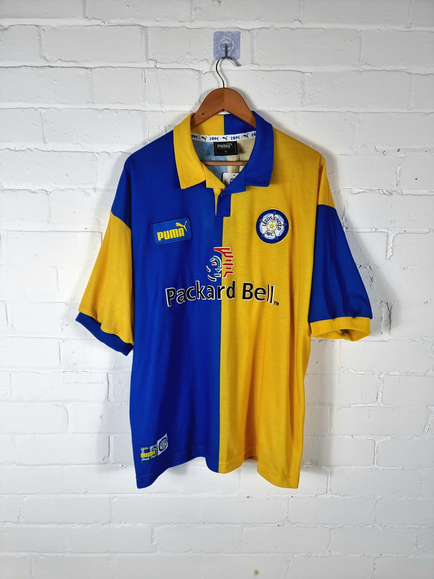 Puma Leeds United 1997/99 'Hopkin 12' Away Shirt XL