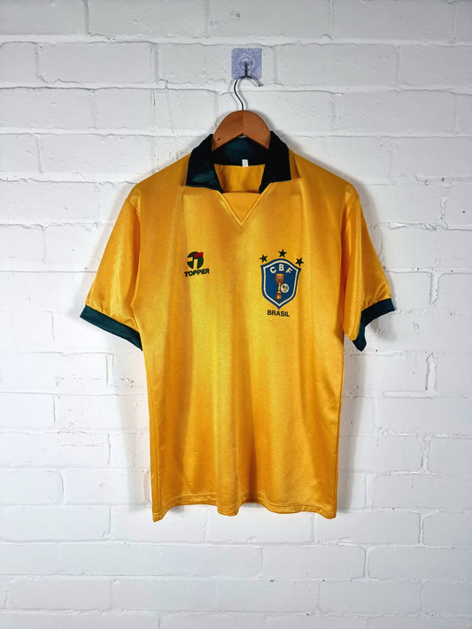 Topper Brazil 1989/91 Home Shirt Large