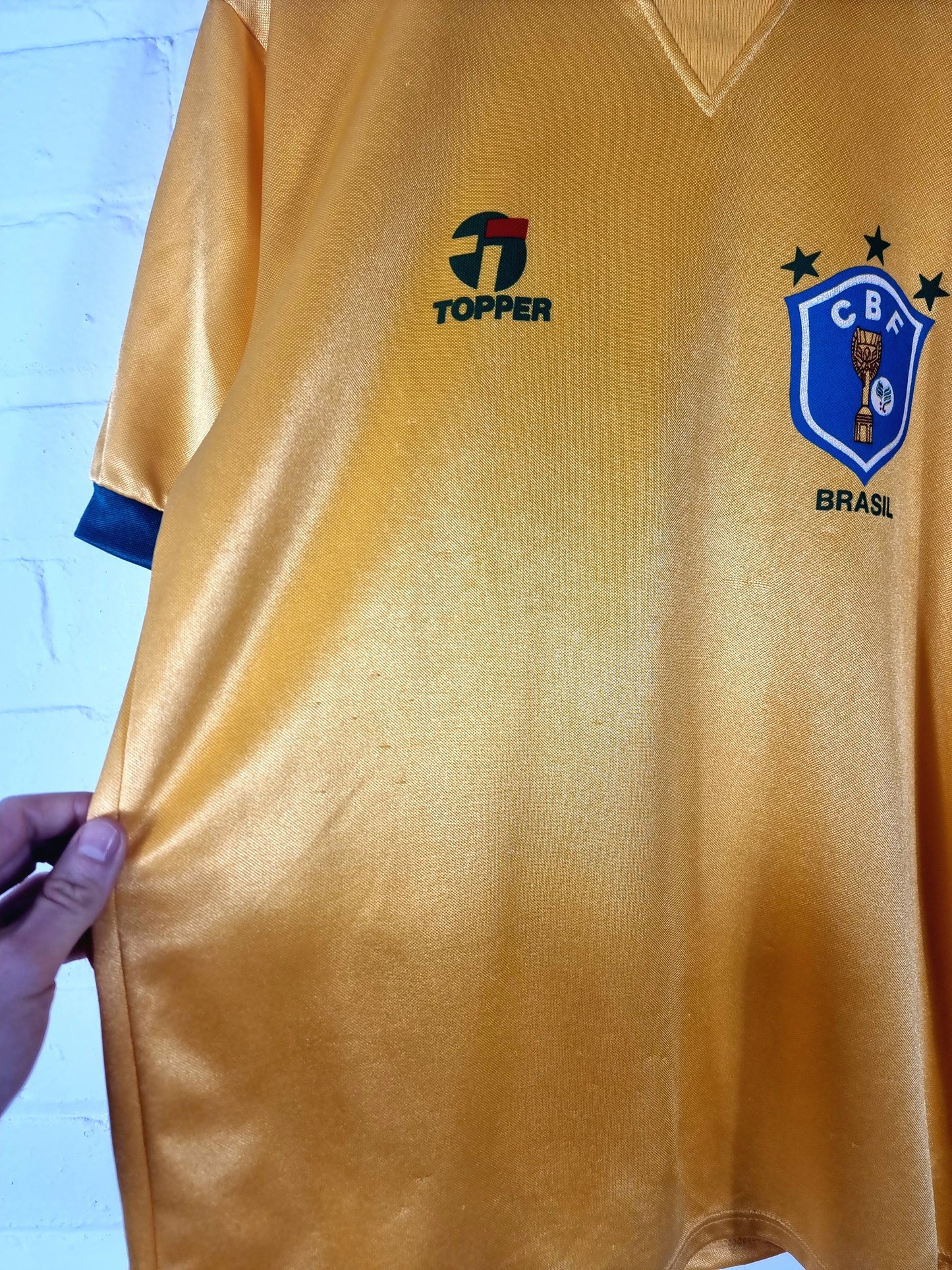 Topper Brazil 1989/91 Home Shirt Large