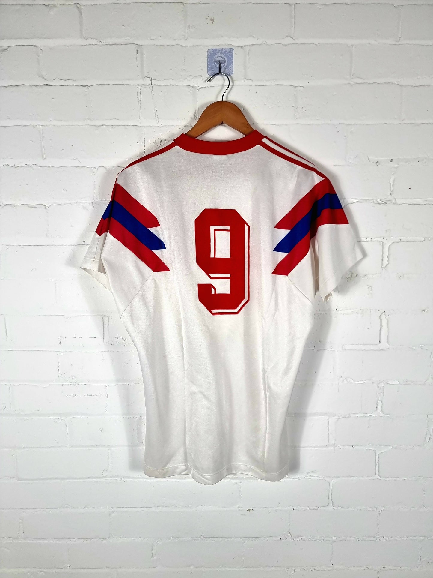 Adidas 1990s Vintage Opel Football Shirt Template Large