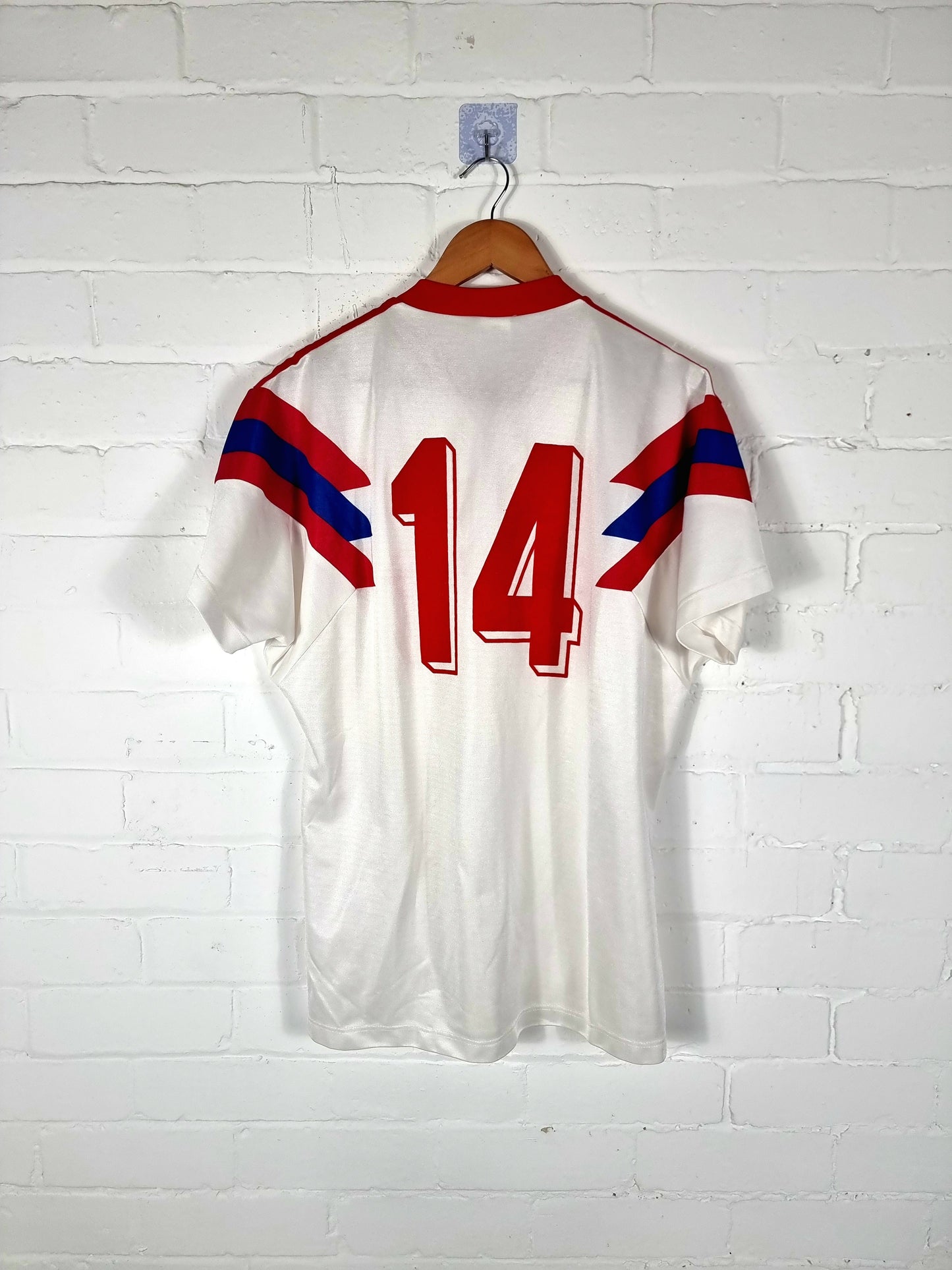 Adidas 1990s Vintage Opel Football Shirt Template Large