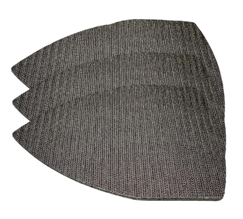 3 x Replacement Hook Pads with 3mm foam backing for detail sanders and palm sanders