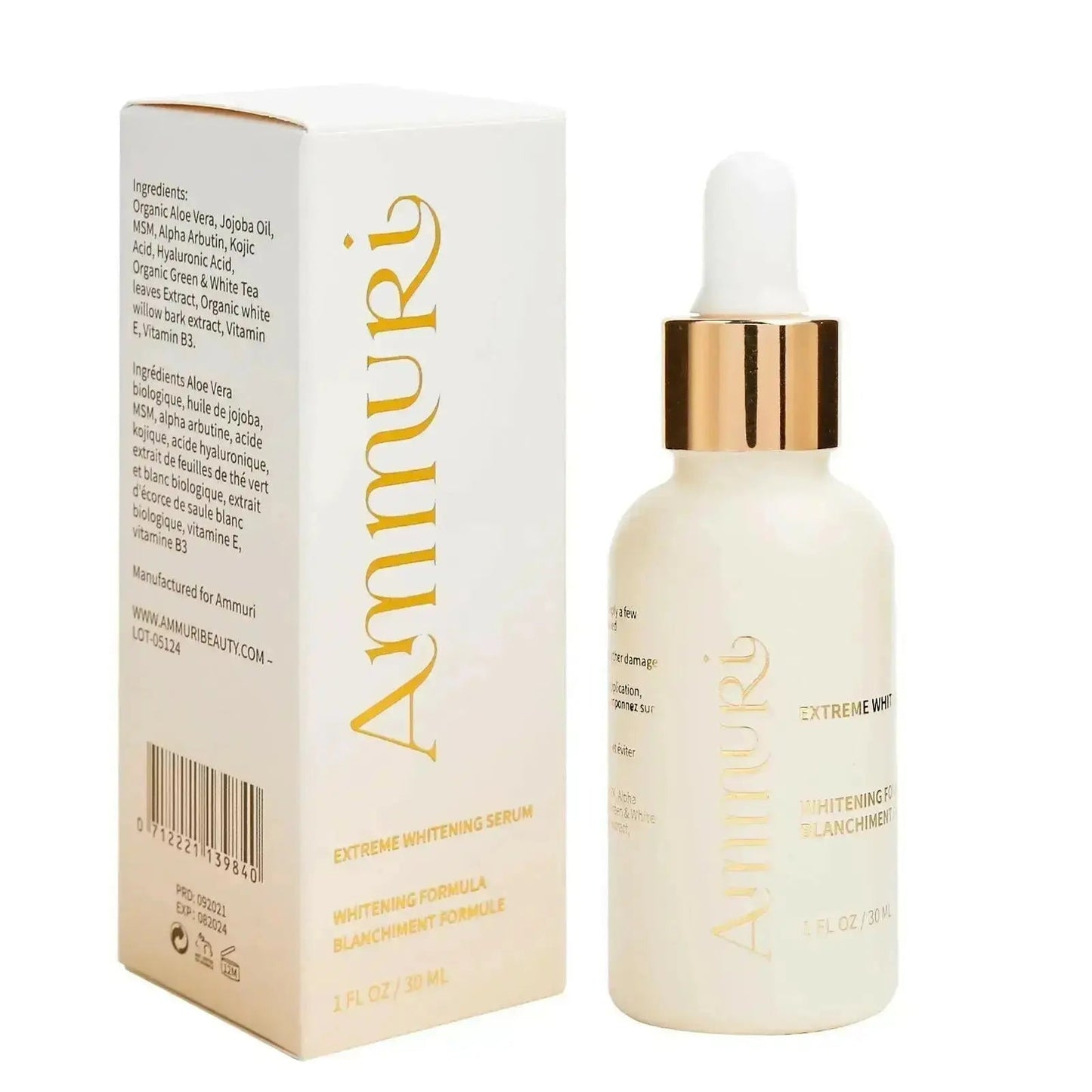 Ammuri Extreme Lightening Serum – Intense Dark Spot Corrector for Face, Neck & Intimate Areas (30ml)
