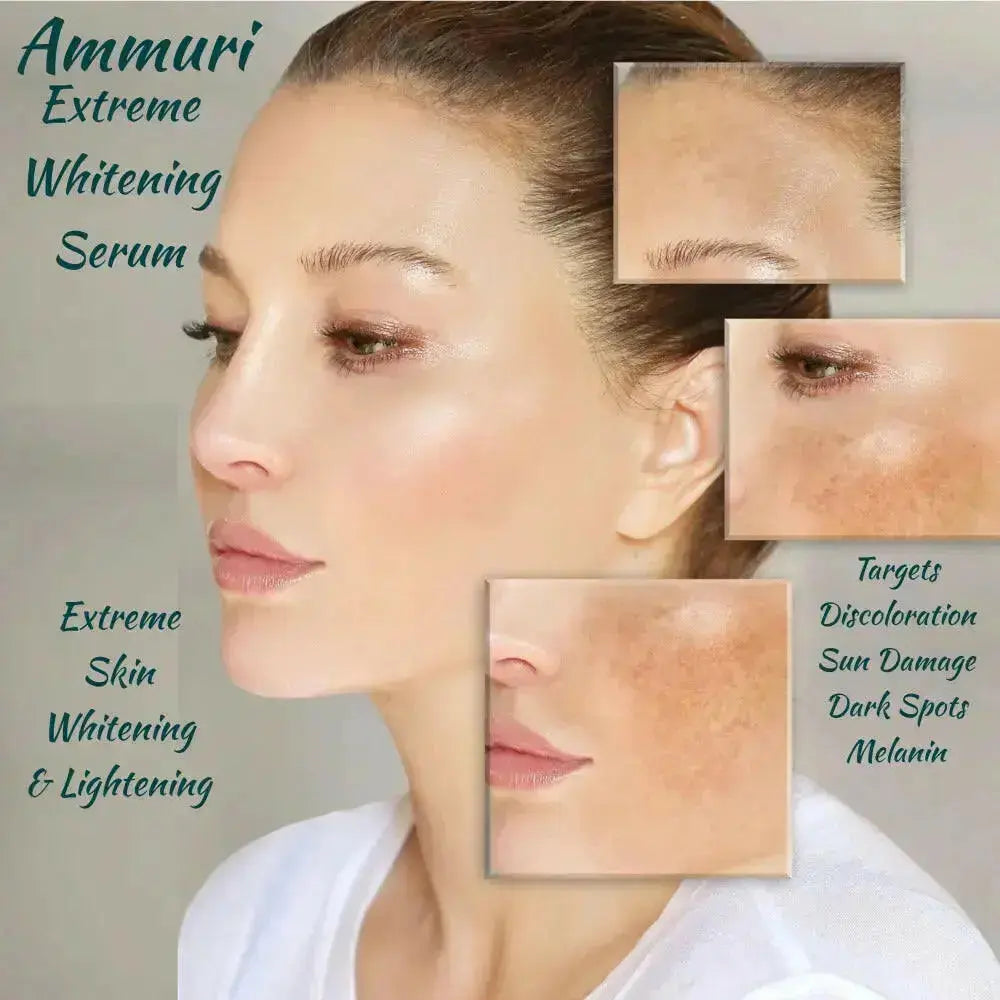 Ammuri Brightening Face Serum with Kojic Acid, Alpha Arbutin, Glutathione & Niacinamide | Dark Spot Corrector for Even Skin Tone – 30ml