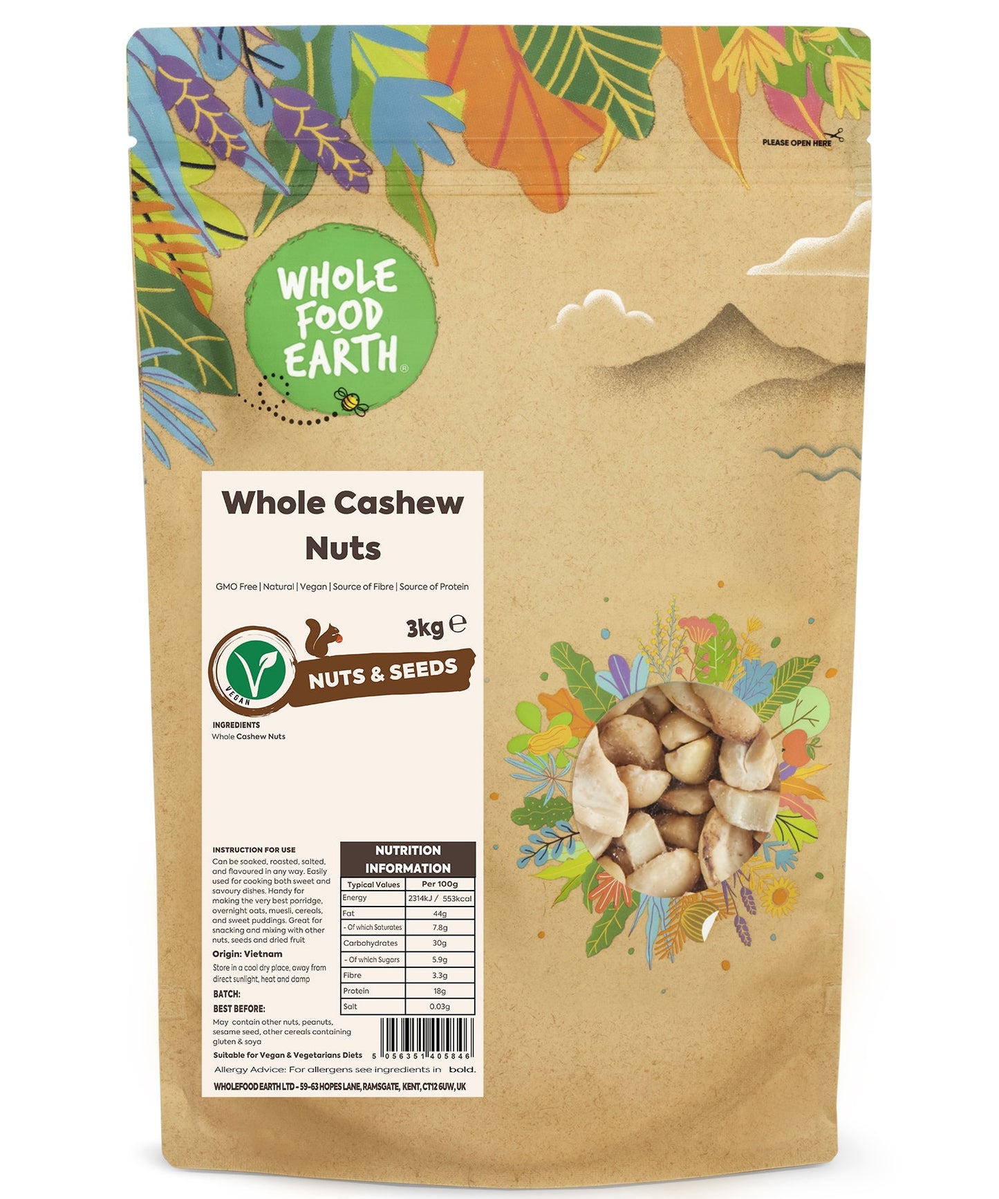 Whole Cashew Nuts