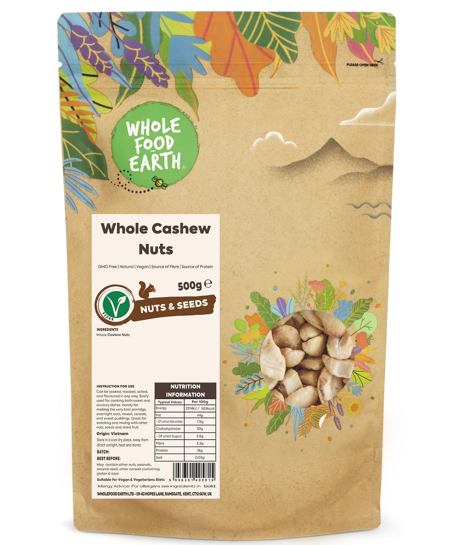 Whole Cashew Nuts