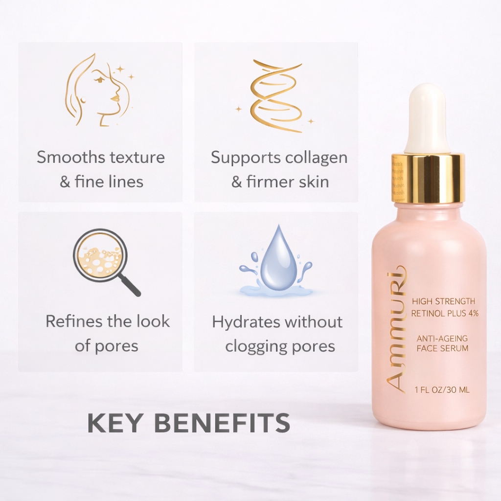 Ammuri Skincare High Strength 4% Retinol Serum 30ml