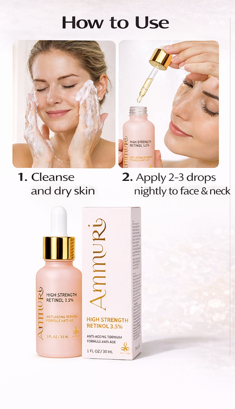 Ammuri Skincare High Strength Retinol 3.5% Serum - Anti-Aging